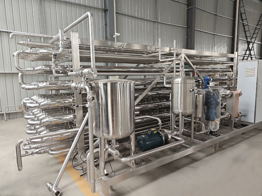 Esterilizador UHT para el procesamiento de pulpa de mango concentrado