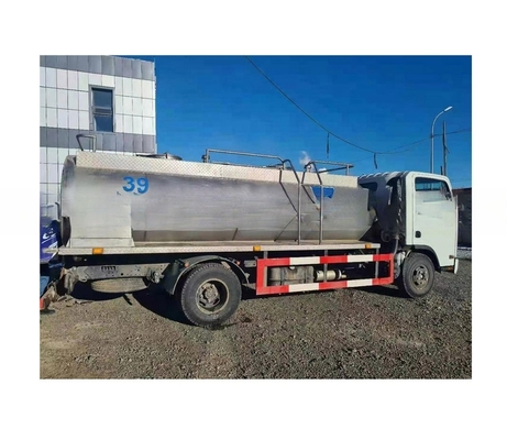 Camión cisterna de transporte de leche de 5000 litros para almacenamiento y procesamiento de leche