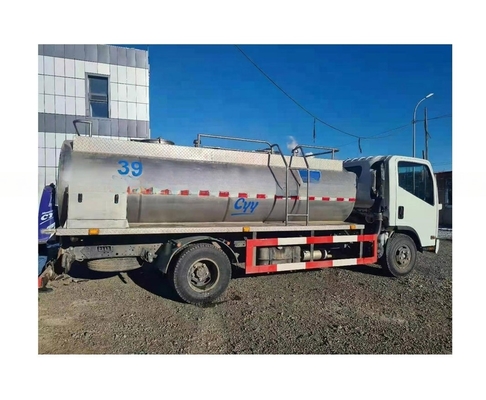 Camión cisterna de transporte de leche de 5000 litros para almacenamiento y procesamiento de leche
