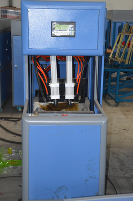 Fácil de operar HZ880 modelo semiautomático de dos cavidades botella de agua mineral máquina de soplar