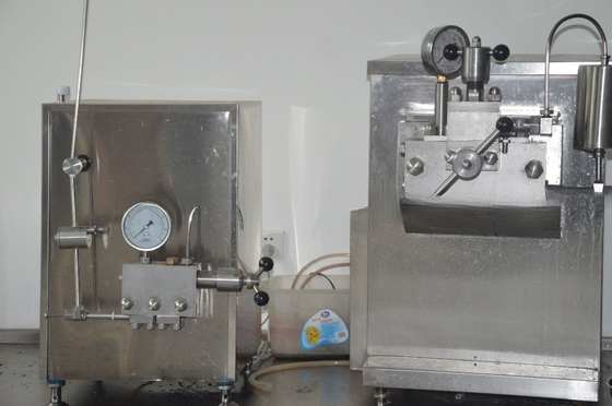 Espejo pulido 20L por hora Homogeneizador de leche a pequeña escala para la homogeneidad de la leche