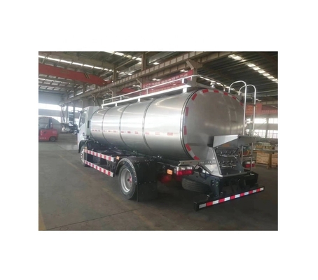 Camión cisterna de leche refrigerada de 380V / 3PH / 50HZ para la entrega de leche fresca en granjas
