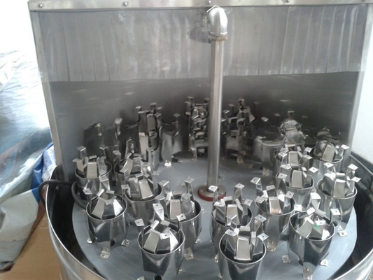 Máquina de lavado de botellas semiautomática de último diseño para llenar agua