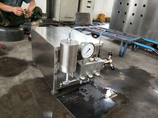Homogenizador de leche a pequeña escala para procesamiento de lotes pequeños