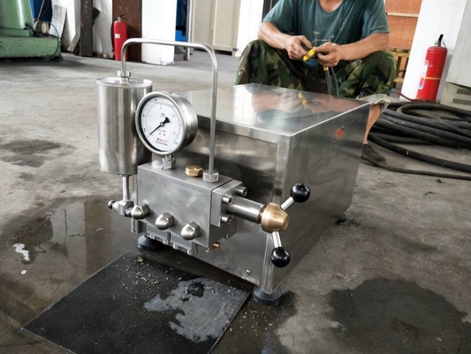 Homogenizador de leche a pequeña escala para procesamiento de lotes pequeños