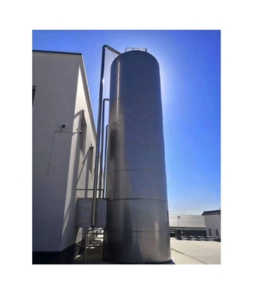 Gran tanque de almacenamiento de leche para silos al aire libre y tipos de procesamiento de materias primas YAK MILK