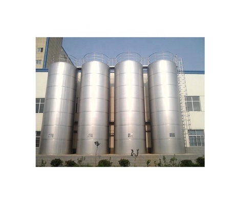 Tanque de almacenamiento al aire libre de silos de leche de alta capacidad de 3500 kg a 220V/380V de voltaje