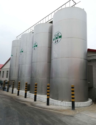 Gran depósito de silos de leche hecho de acero inoxidable 304/316L para necesidades de almacenamiento