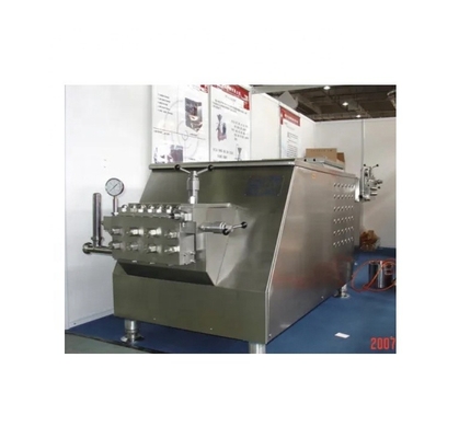 5000L/H Homogeneizador de alta presión de dos etapas Miel Jugo de leche helado