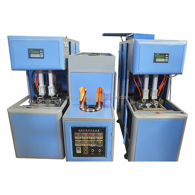 Máquina avanzada de fabricación de botellas de plástico de forma redonda semiautomática tamaño de volumen 0.1-2L PLC MITSUBISHI