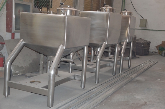 500L de tipo cuadrado tanque de emulsificación para acero inoxidable de leche 7.5KW 1000 * 1000 * 1800mm