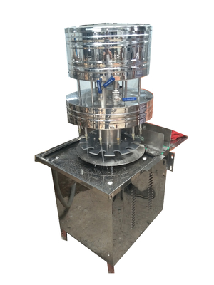 Relleno de agua de botella semiautomático fácil de usar para llenar leche y fácil de operar