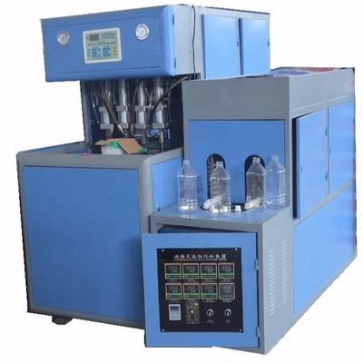 1250 KG Peso de mano Operar 4 cavidades Botella de agua pura máquina de moldeado de soplado 220V / 380V / 415V / 440V / 480V Voltagem