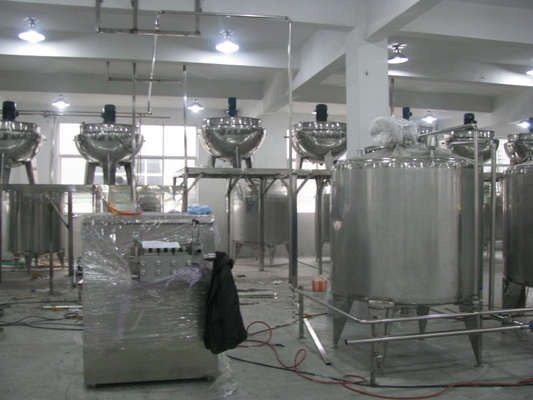 Máquina homogeneizadora de acero inoxidable para el procesamiento de leche y bebidas