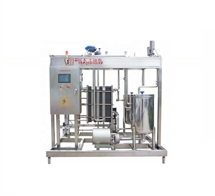 Pasteurizador de leche tipo placa de 2000L/H con tiempo de esterilización personalizable de 15-30 segundos