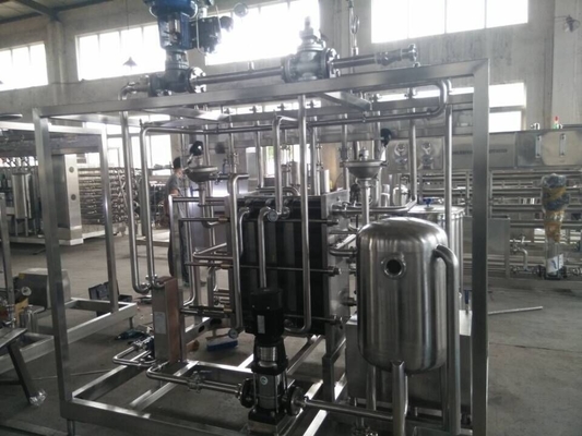Pasteurizador de leche tipo placa de 2000L/H con tiempo de esterilización personalizable de 15-30 segundos