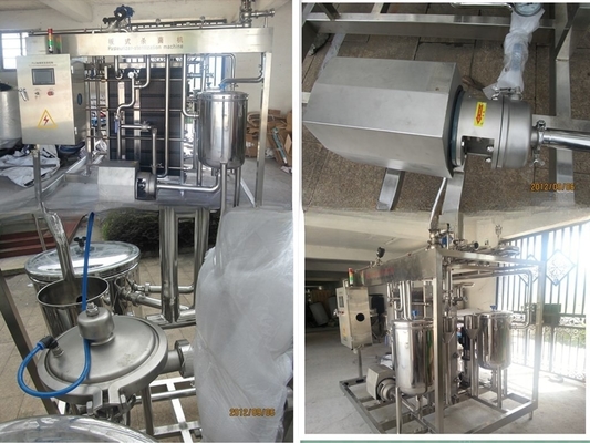 Pasteurizador de leche tipo placa de 2000L/H con tiempo de esterilización personalizable de 15-30 segundos