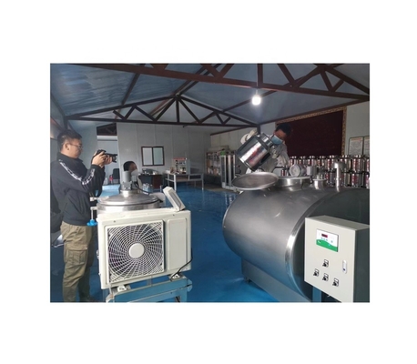 Tanque de enfriamiento de leche para almacenamiento y conservación de conservación óptima de calor