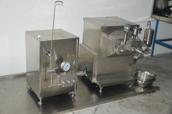Función de homogeneización Leche pequeña yogur y jugo Laboratorio de homogeneización Laboratorio esencial