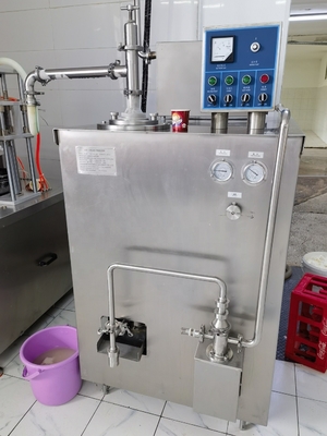 Congelador de helados duros continuos de 150L/H para producción en volumen