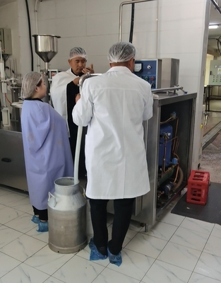 Frigorífico de helados continuo sanitario con control de temperatura de entrada preciso de 2 °C