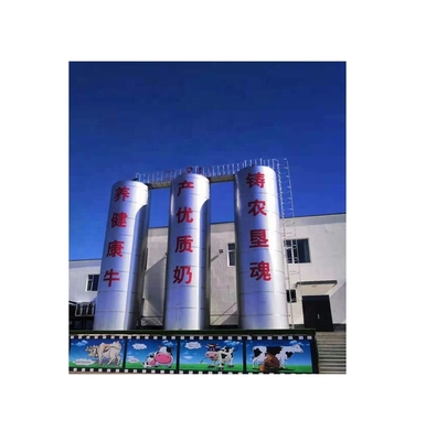 Leche de vaca y caballo Tanque exterior de almacenamiento de leche de gran capacidad