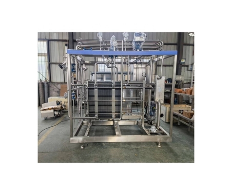 Acero inoxidable 304/316 Bebidas de té HTST Pasteurizador con método de calentamiento eléctrico/a vapor