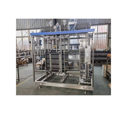 Máquina de esterilización de helados de leche UHT de 8000 KG para la línea de producción de procesamiento de lácteos