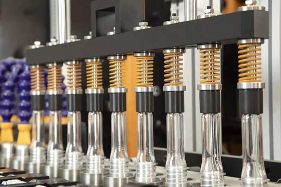 9 Máquina de moldeo de botellas de soplado de preforma de cavidades para producción automática en 2023