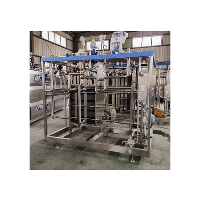 Máquina de esterilización de 8000 kg para línea de procesamiento de leche con opción de calefacción eléctrica o de vapor
