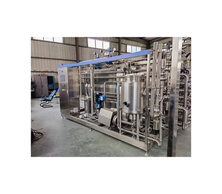 Esterilizador tubular UHT para línea de procesamiento de leche con función de control automático y pasteurización