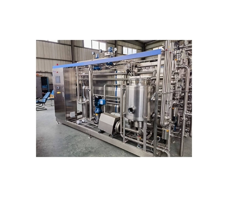 Esterilizador tubular UHT para línea de procesamiento de leche con función de control automático y pasteurización