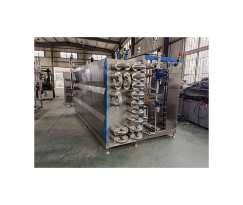 Esterilizador tubular UHT para línea de procesamiento de leche con función de control automático y pasteurización