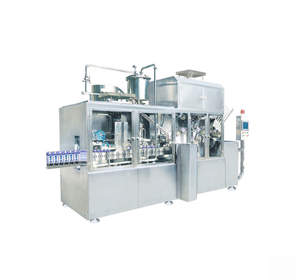 2000 paquetes/hora Máquina de embalaje superior de leche Gable para granjas de bebidas totalmente automática