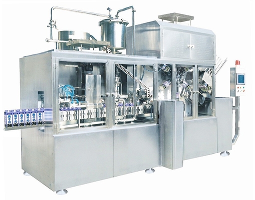 2000 paquetes/hora Máquina de embalaje superior de leche Gable para granjas de bebidas totalmente automática