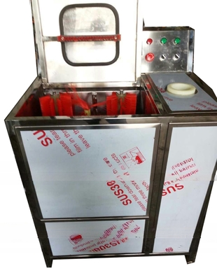 125KGS 5 galones de botella decapping y máquina de cepillado con accionamiento eléctrico