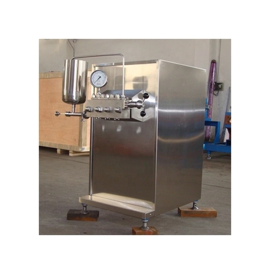 Homogeneizador de alta presión para la homogenezación de la leche en una planta de fabricación de helados