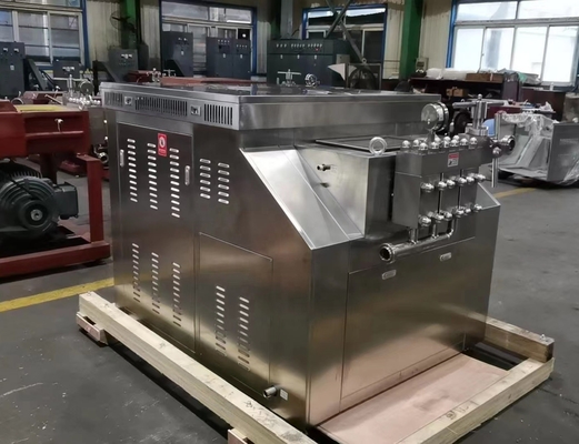15KW motor de potencia homogeneizador mezclador emulsionador para el proceso de producción de leche de jugo