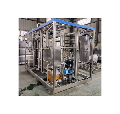 Esterilizador de leche versátil Intercambiador de calor de placa Esterilizador UHT para procesamiento de bebidas