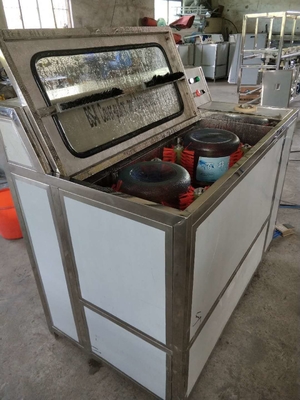 Restaurante Semiautomático Dos Estaciones 5 Galones Botella Cap Remover y lavadora