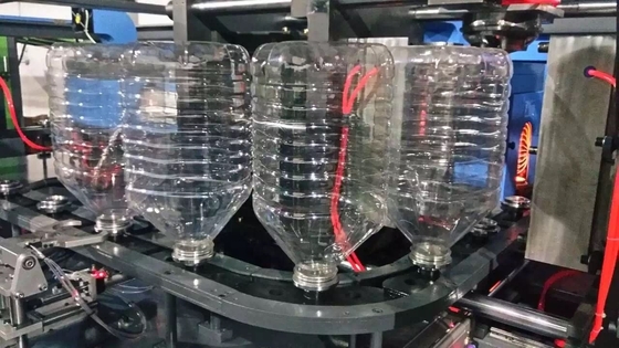 Máquina de soplar botellas de agua PET de 5L con moldes