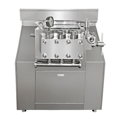 Máquina homogeneizadora de alta presión de 37 kW de potencia de motor para procesamiento de leche de tipo 5000L/H 25mpa