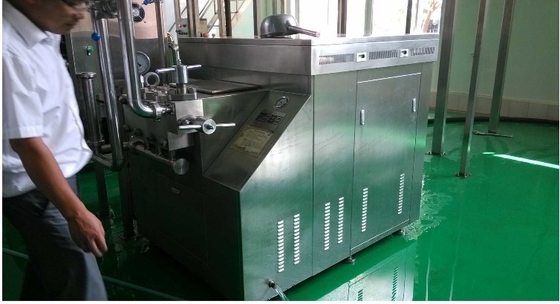 Máquina homogeneizadora de alta presión de 37 kW de potencia de motor para procesamiento de leche de tipo 5000L/H 25mpa