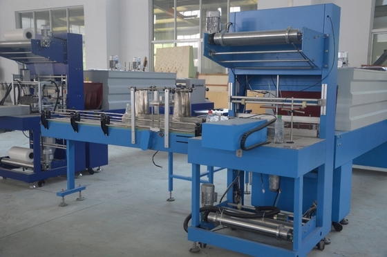 Material de embalaje de plástico Botella Máquina de envasado de compresión térmica con horno de compresión térmica