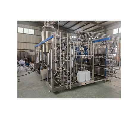 Máquina de esterilización de jugos VTIS Eficiencia de esterilización de leche enriquecida 2T-30T por hora