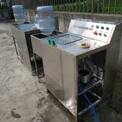 Máquina de lavado interior y de cepillado exterior de 5 galones para envases de vidrio 1250*950*1210