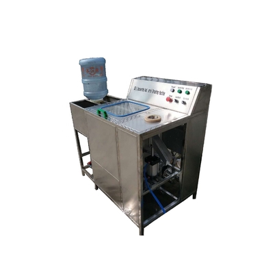 Función Semi-automático 20L PET tambor de eliminación de tapa y lavadora para la industria