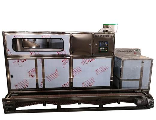 Máquina automática de limpieza de tambores de plástico de 20L 150B/H para recipientes