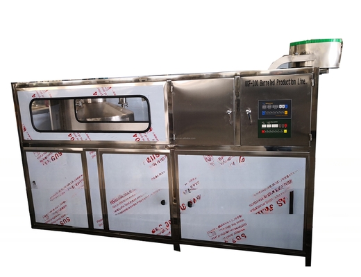 Máquina automática de limpieza de tambores de plástico de 20L 150B/H para recipientes