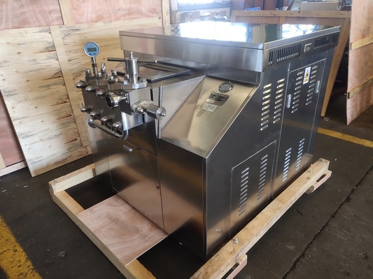 Máquina homogeneizadora de grasa de alta presión de 37 kW para la línea de procesamiento de leche Tipos de procesamiento Leche